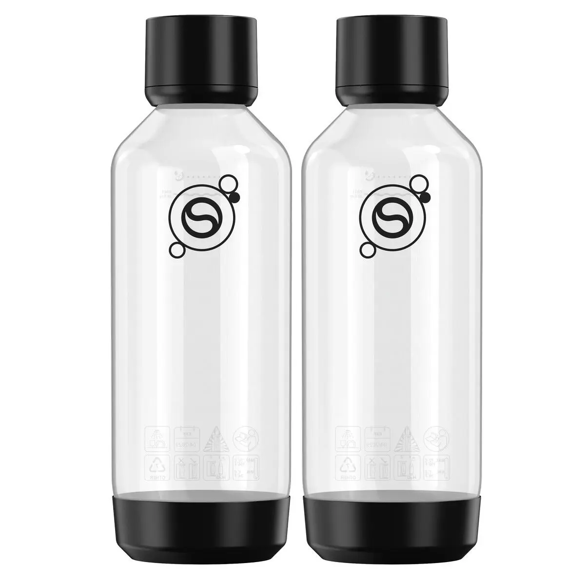 SodaStream Fizz & Refresh flaske 1 liter, 2-pakning