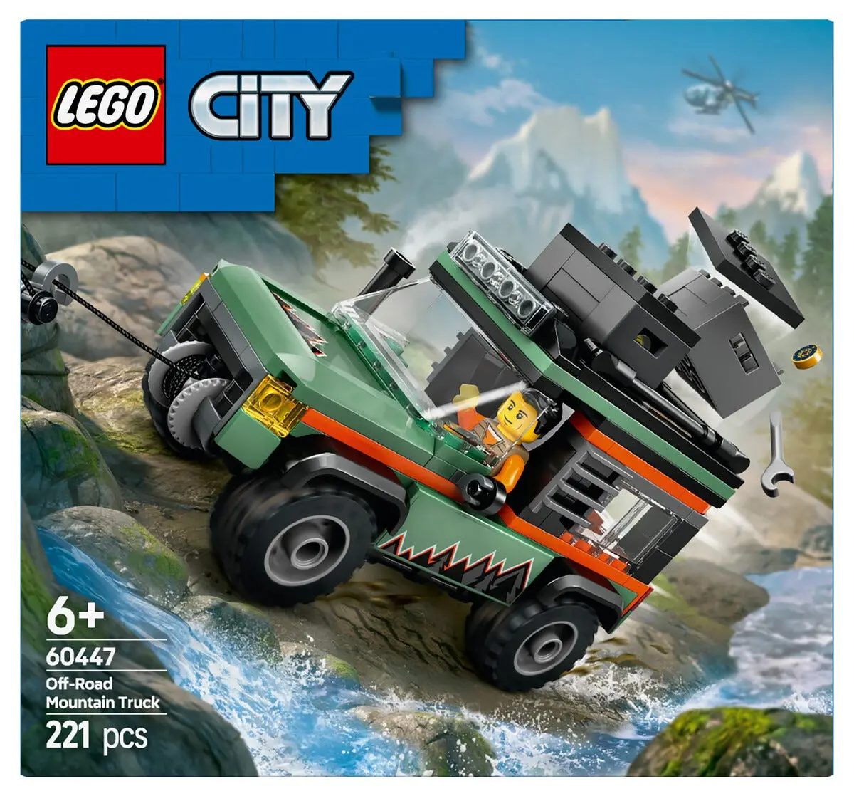 LEGO City terrengbil med firehjulstrekk for kjøring i fjellet 60447, fra 6 år