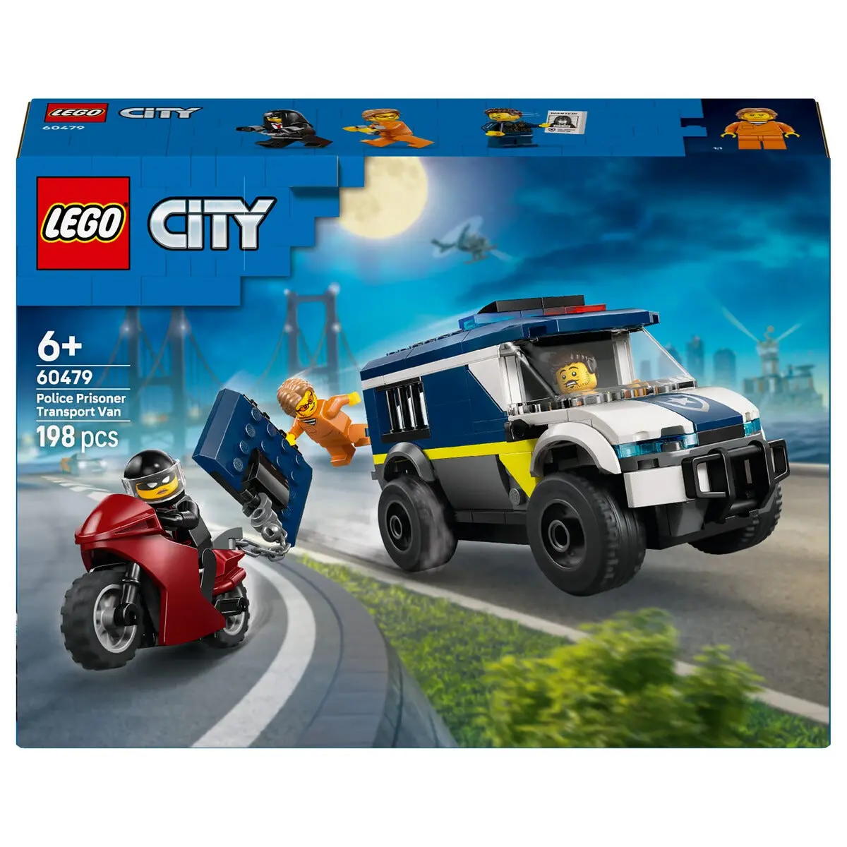 LEGO City Politibil for fangetransport 60479, fra 6 år