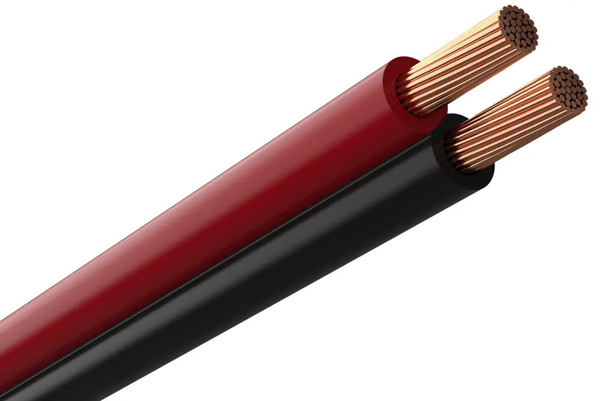 Amokabel, bil- og høyttalerkabel 10 m, RKUB 2x6 mm2