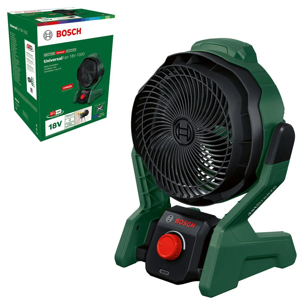 Bosch UniversalFan 18V-1000 batteridrevet vifte