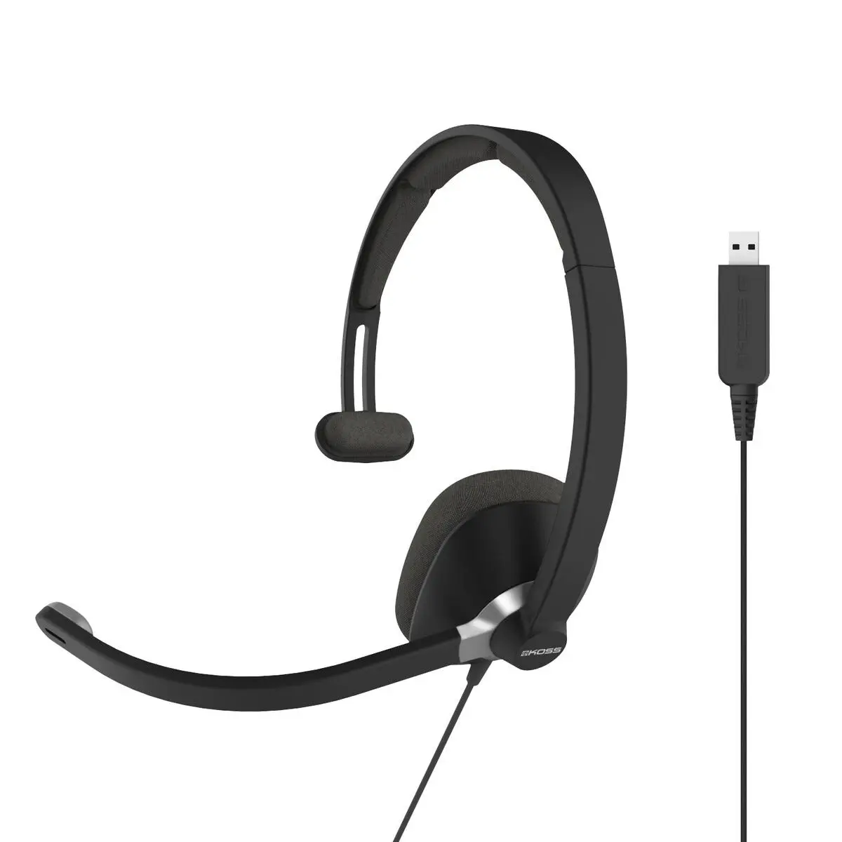 KOSS headset med mikrofon CS295 mono on ear, USB