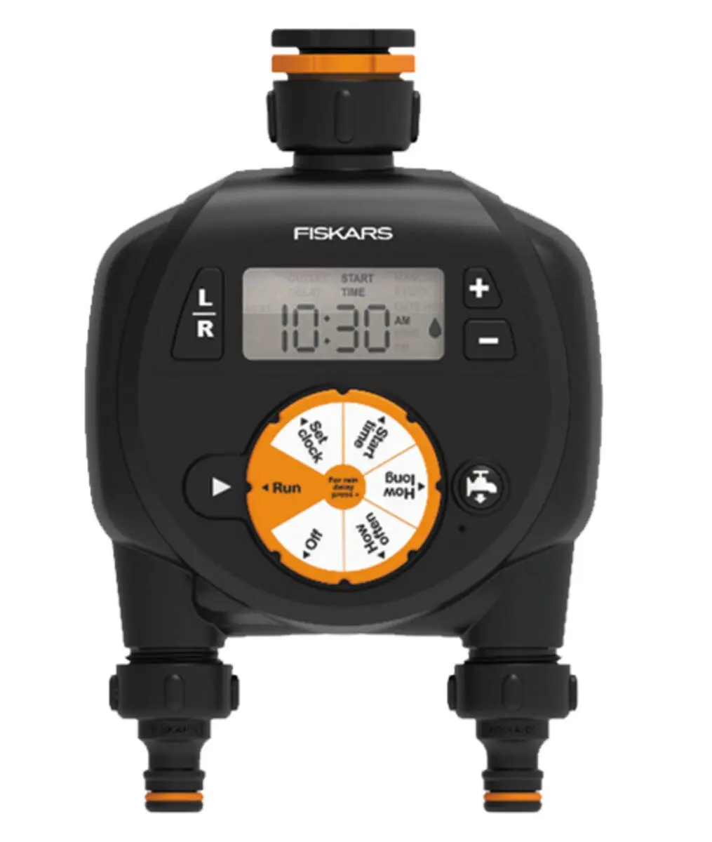 Fiskars 2-veis vanningstimer