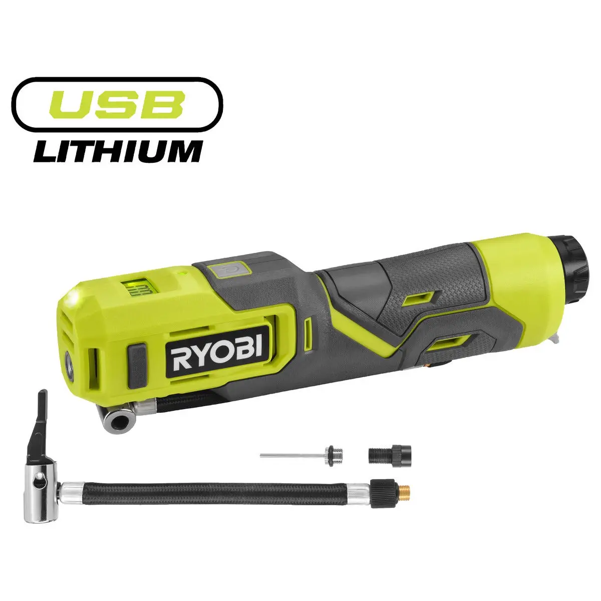 Ryobi minikompressor 4 V batteridrevet USB RI4-0