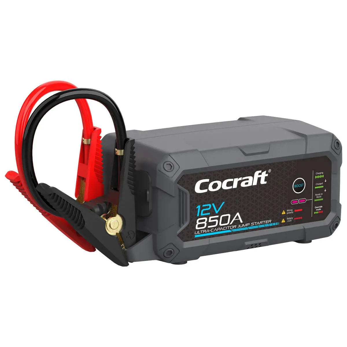 Cocraft starthjelp bil 12 V, starthjelp med kondensatorer