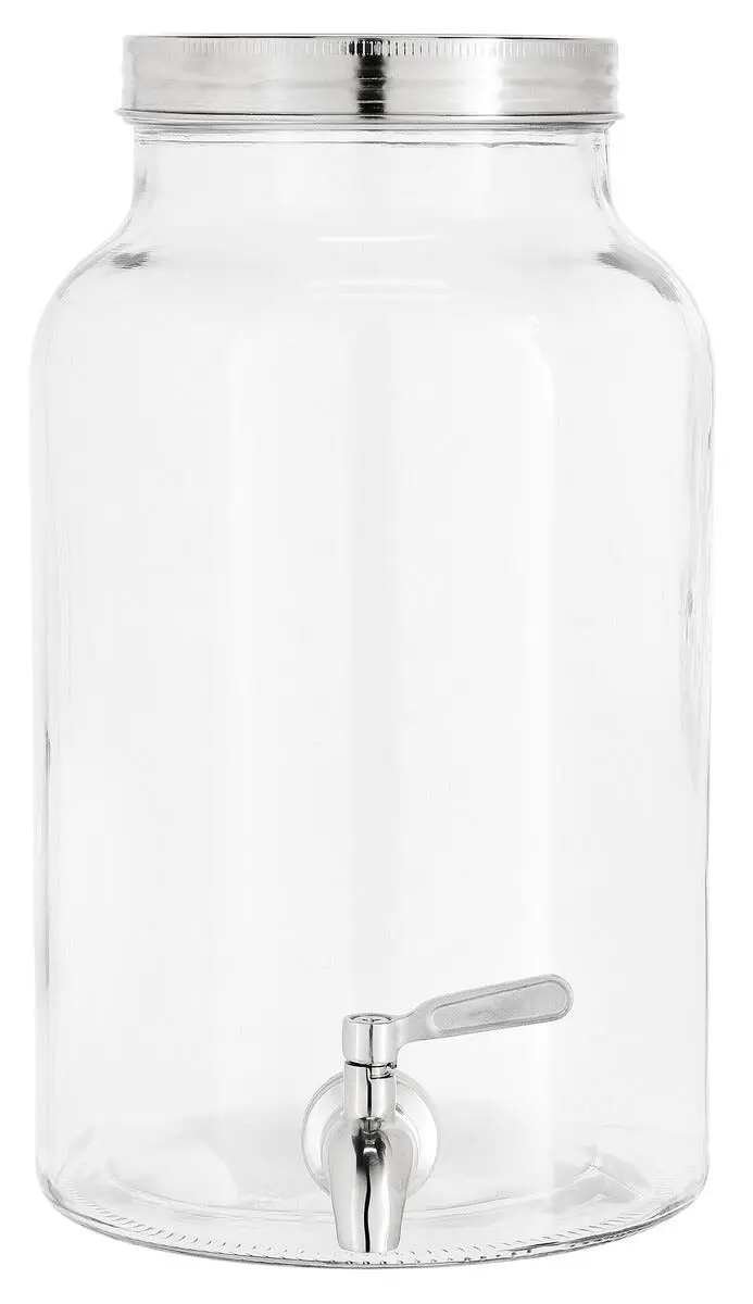 Glassdispenser med kran, 6 liter
