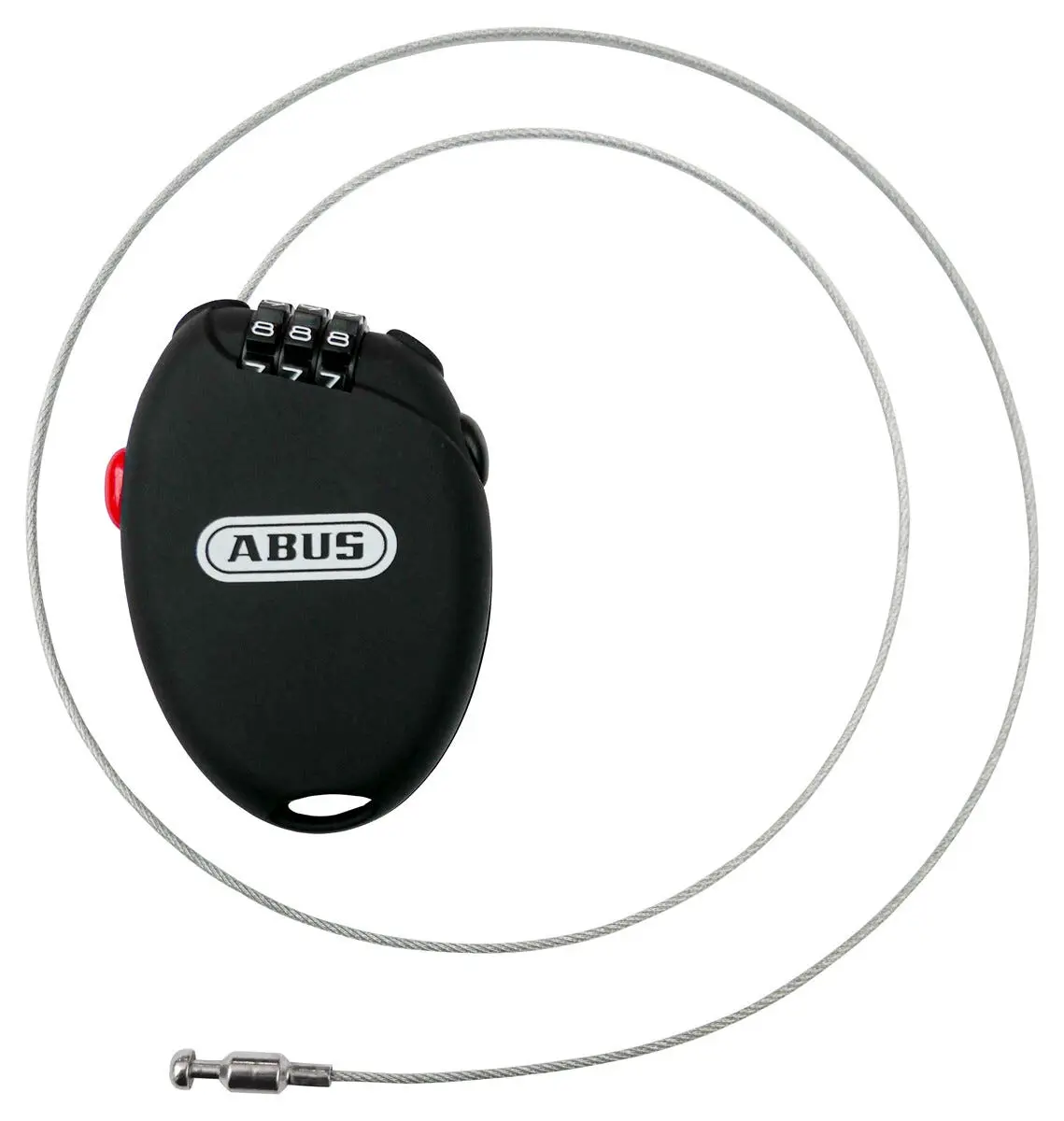 Abus Combiflex 202/202 kodehengelås med vaier på 70 cm
