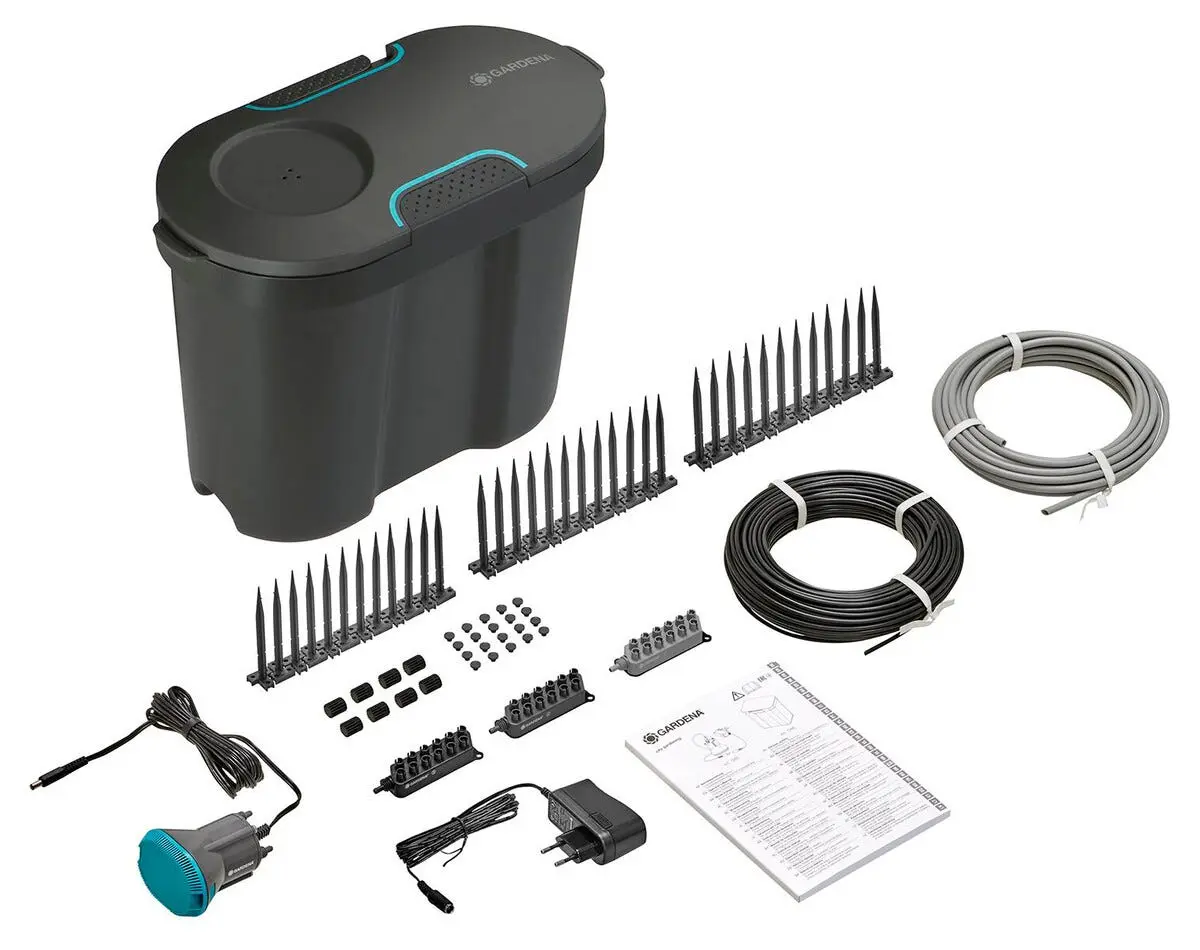 Gardena ferievanning med beholder, 10,5 liter