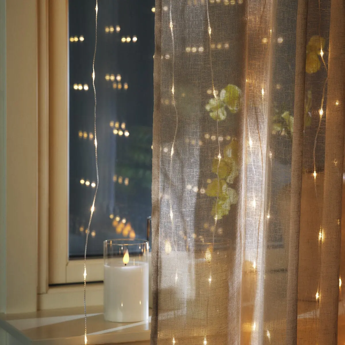 Lysgardin LED, ute/inne, 1,5 x 2,5 m, Northlight
