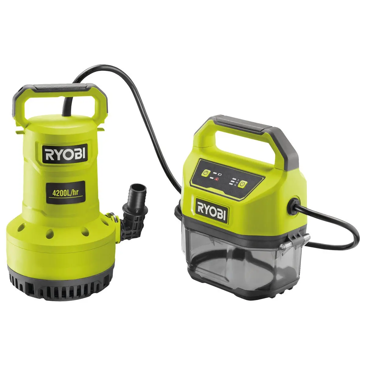 Ryobi senkepumpe RY18SPA-0 18 V batteridrevet