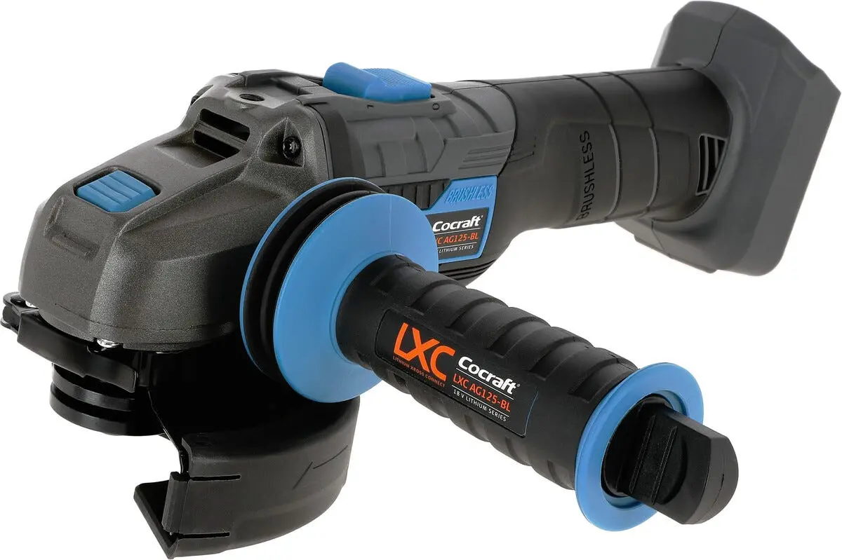 Cocraft LXC AG12 vinkelsliper på batteri 125 mm 18 V