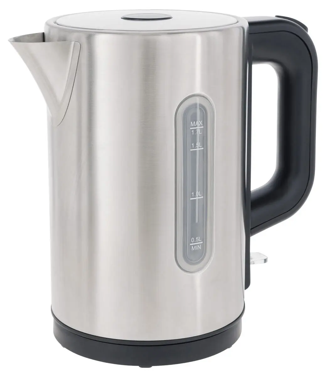 Vannkoker rustfritt stål, 1,7 liter