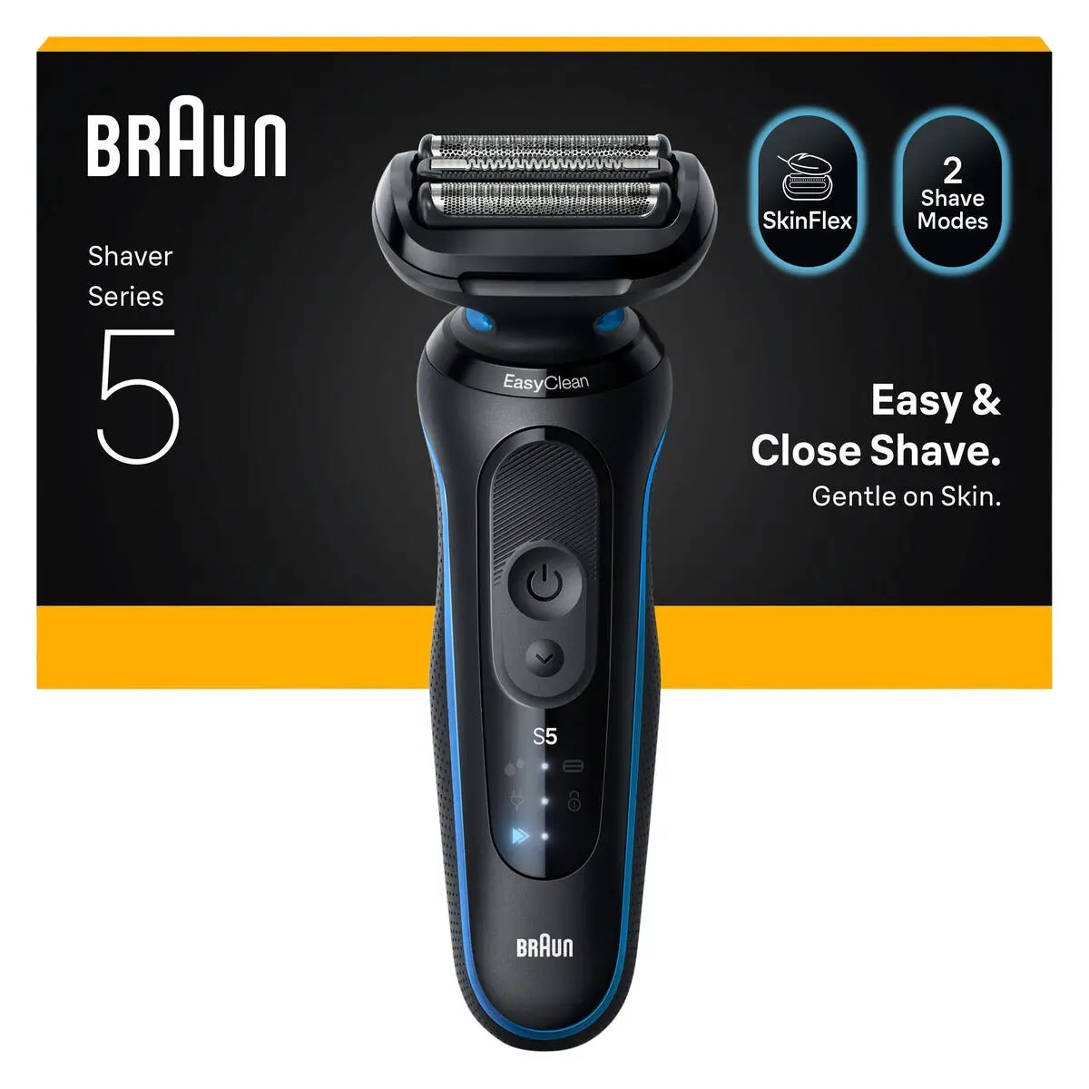 Braun Barbermaskin Series 5 52-A1000s - shaver - azure