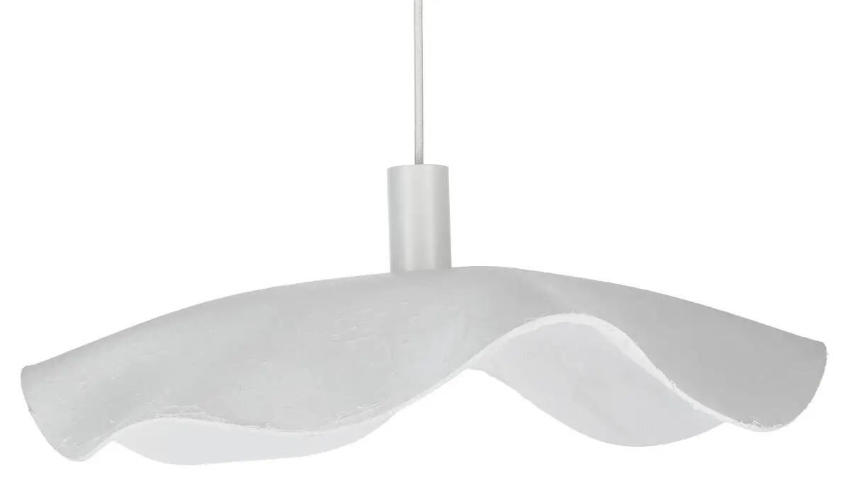 Maribelle hengende taklampe i akryl, 57 cm, hvit
