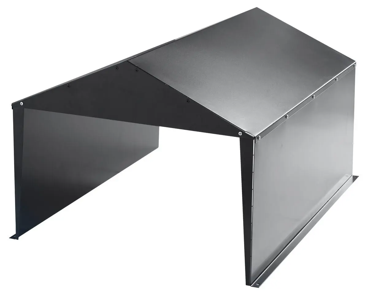 Hus til robotgressklipper, metall, 80 x 60 x 48 cm