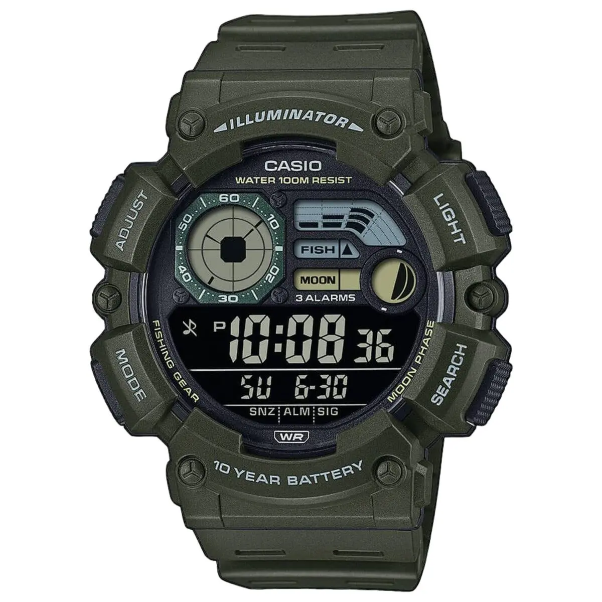 Casio Timeless WS-1500H-3BVEF digital klokke