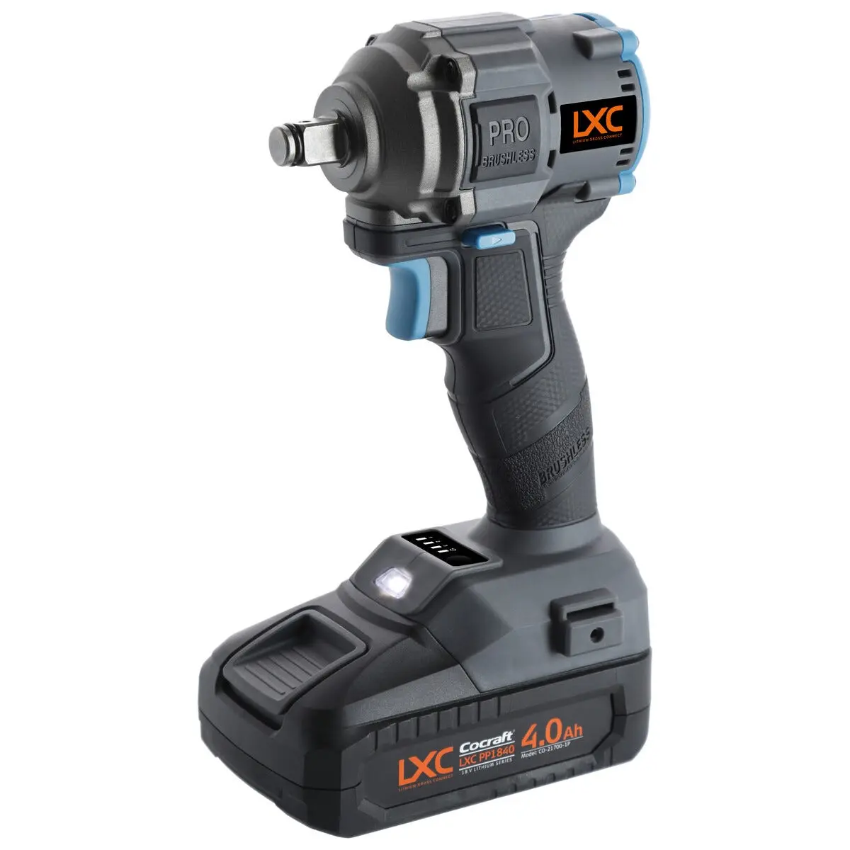 Cocraft LXC IW350-BL muttertrekker, 1 batteri