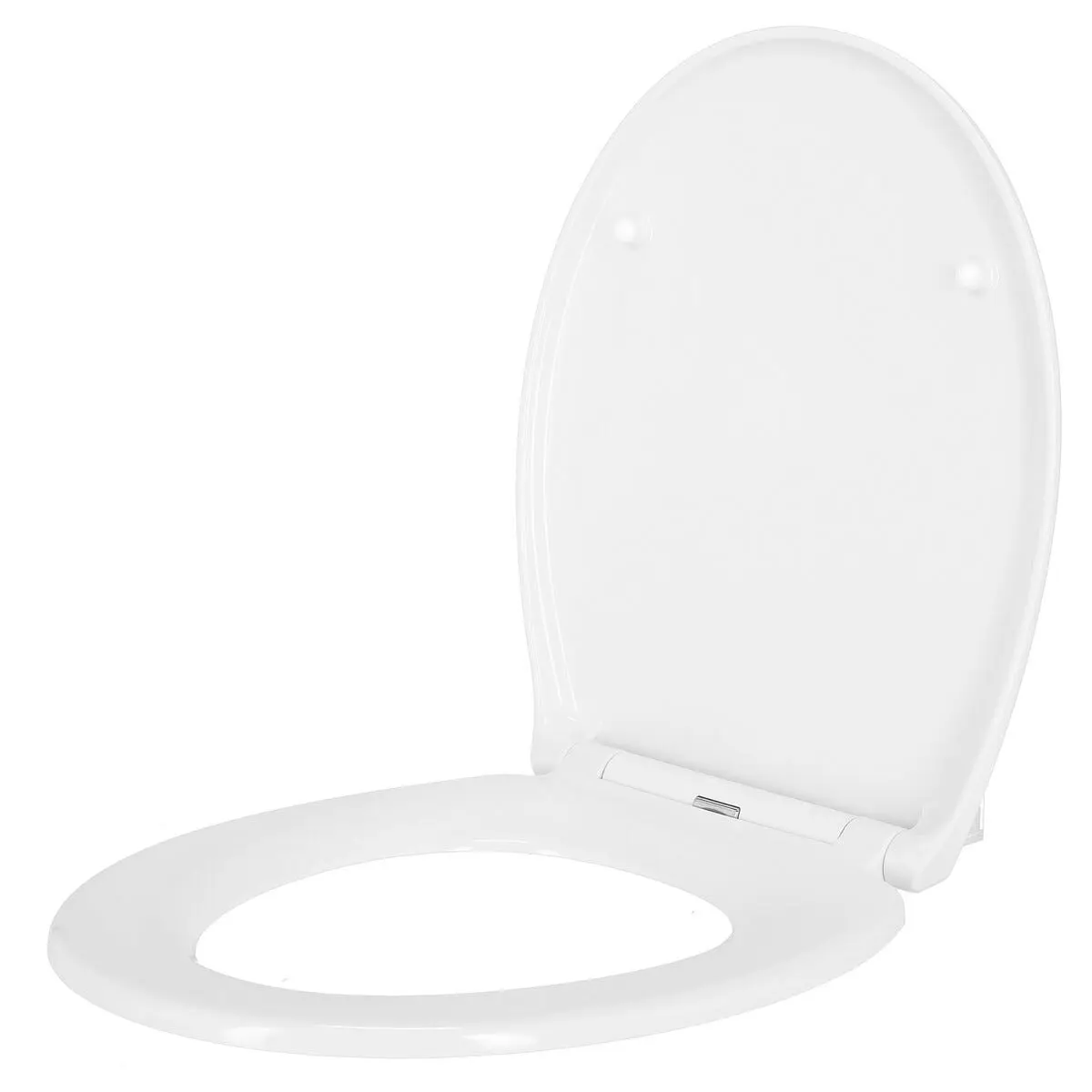 Toalettsete soft close, hvit, duroplast