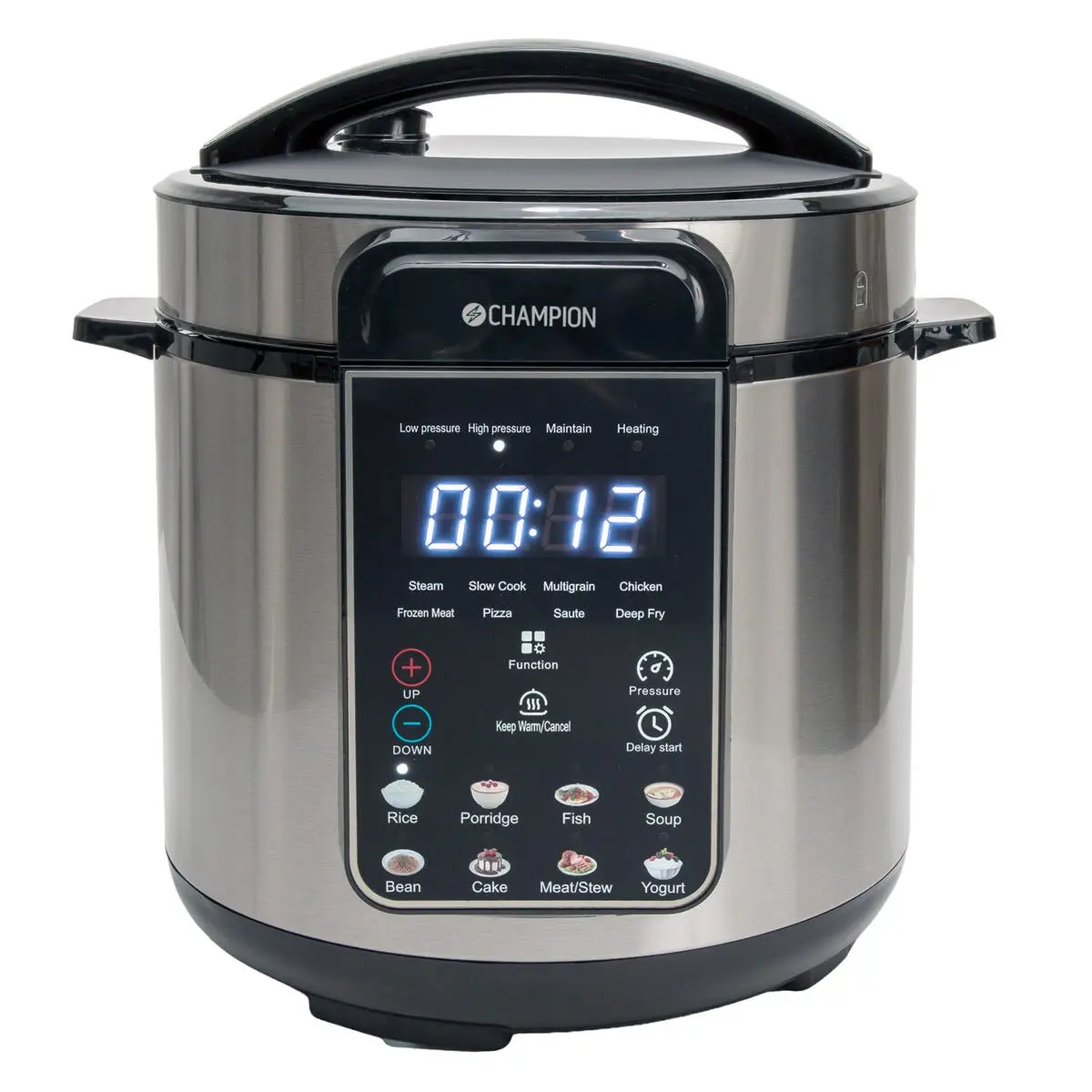 Champion slow cooker og trykkoker, 6 l