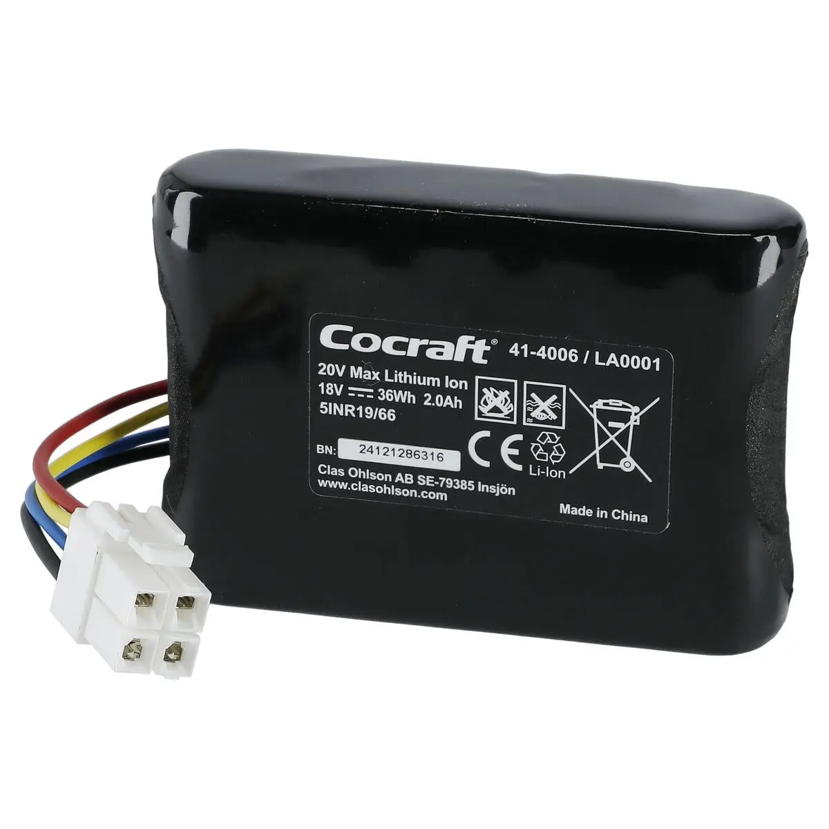 Batteri 20 V/2,0 Ah Cocraft 300 robotgressklipper