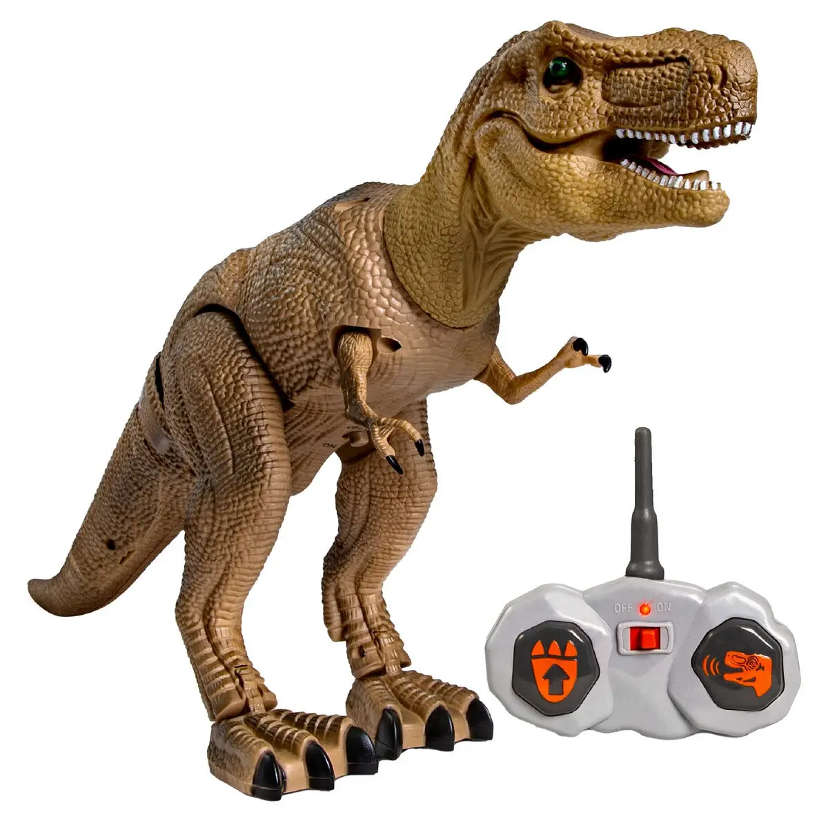 Fjernstyrt dinosaur med lyd- og lyseffekter, fra 6 år