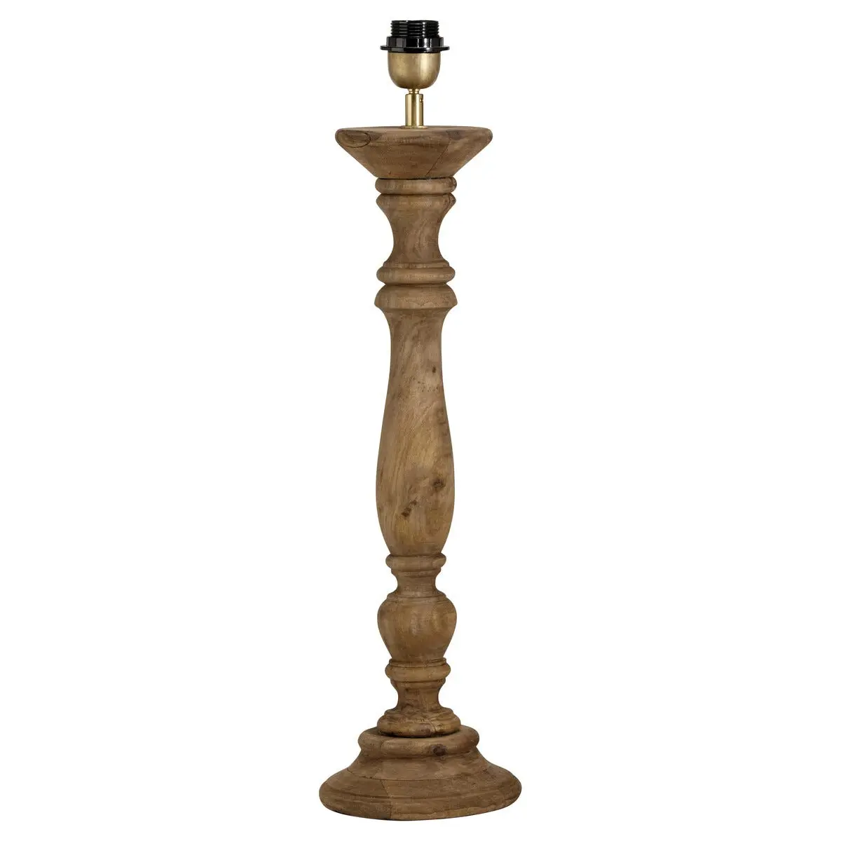 PR Home Lodge lampefot Aged Brown tre E27
