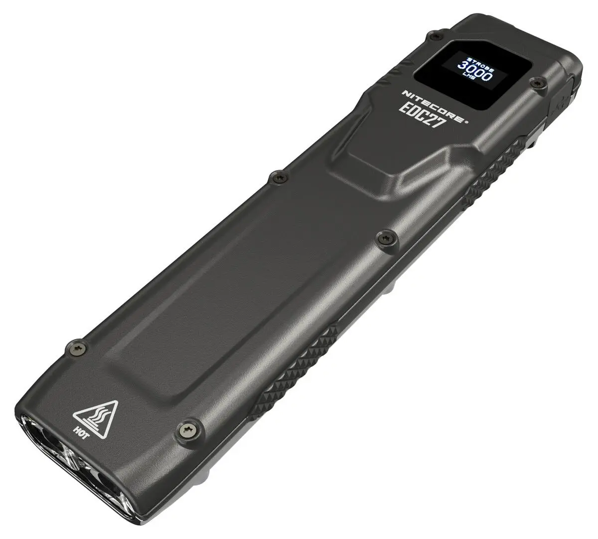 Nitecore sterk lommelykt, oppladbar, USB-C, 3000 lm