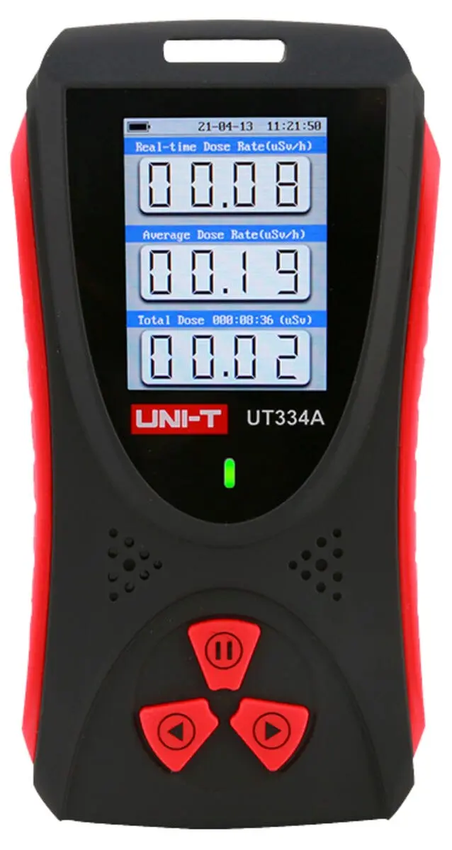 UNI-T UT334A digitalt dosimeter, oppladbart