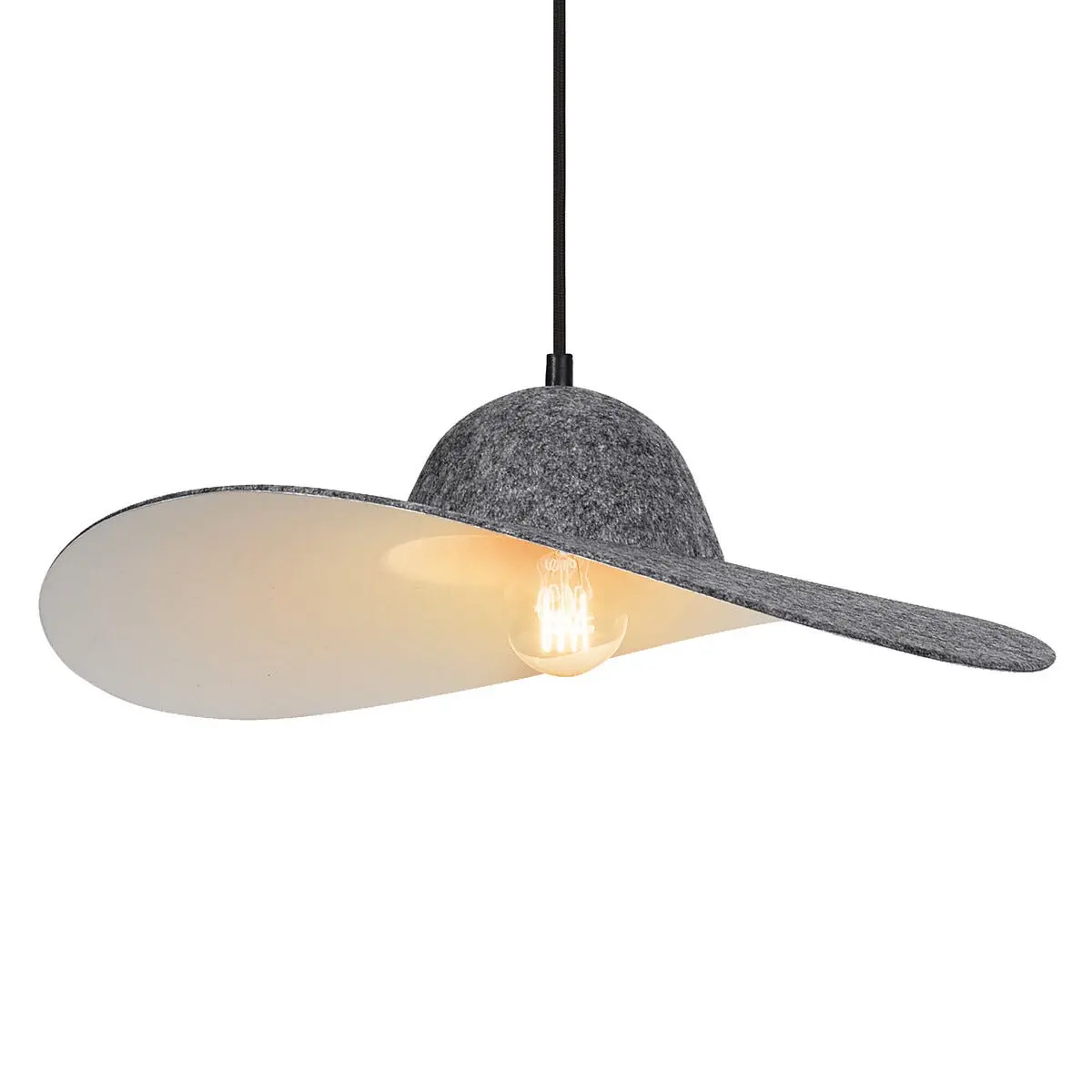 Osram Felt Hat Pendant taklampe filt E27 mørkegrå