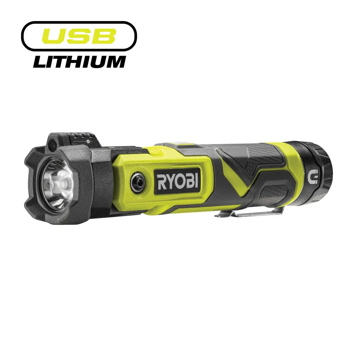 Ryobi RLP4-0 roterbar lommelykt 4 V med laserpeker