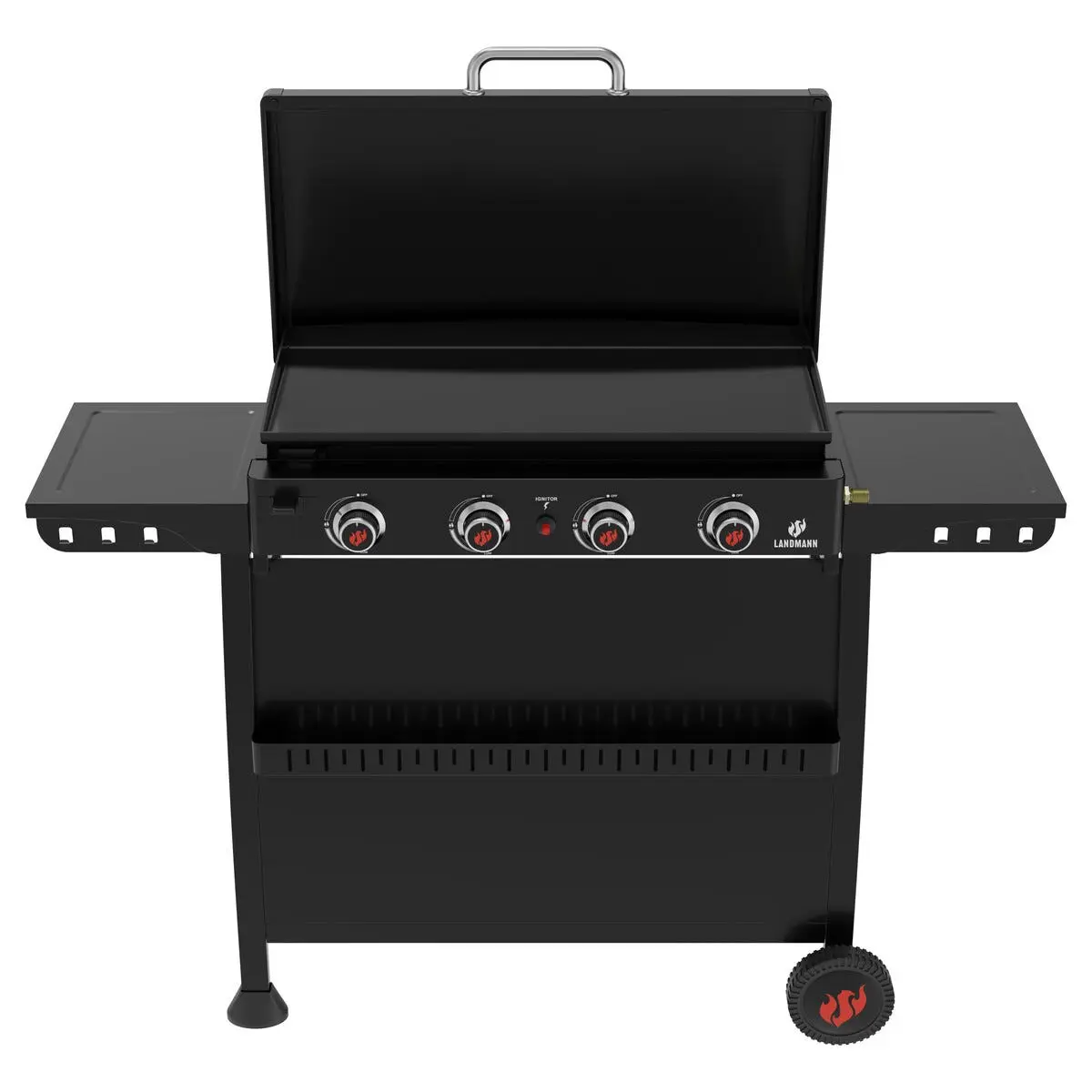 Landmann Plancha 4.0 stekehelle gass 4 brennere, 75,5 cm