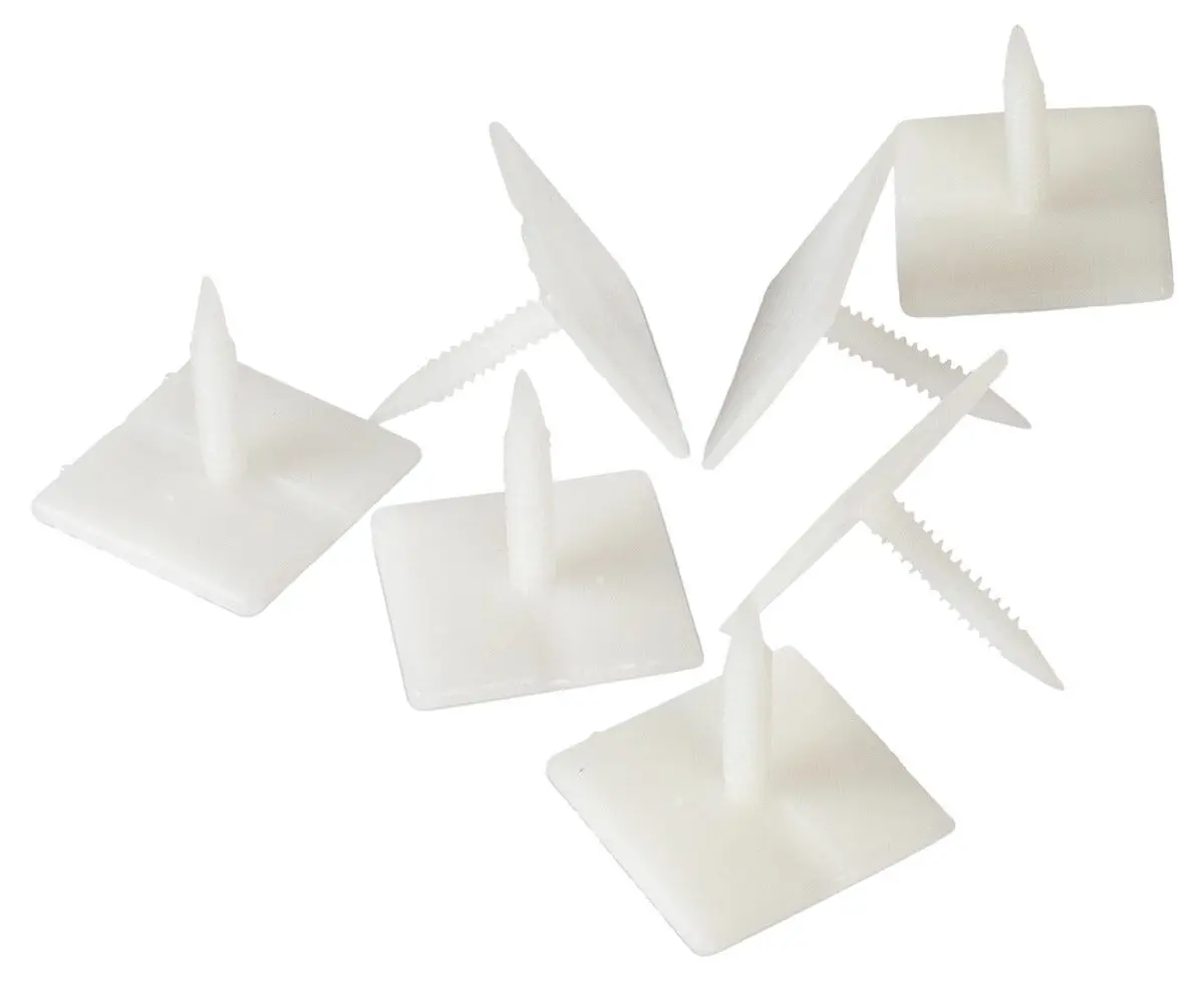 Drybox festeplugg plast, 100-pakning