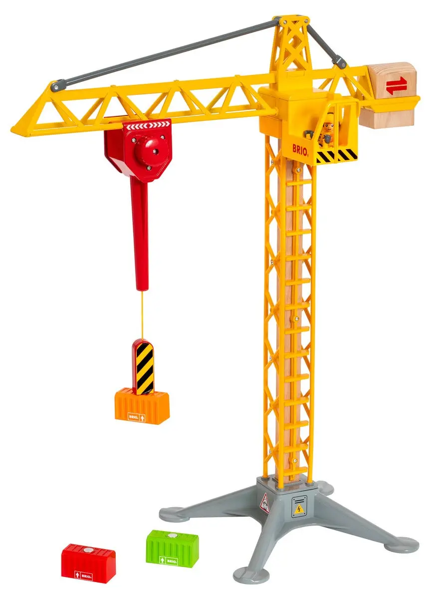 Brio World byggekran med belysning 33835, fra 3 år