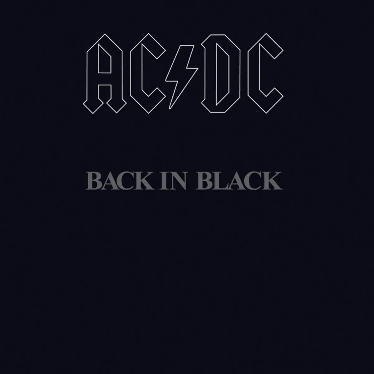 Back in Black av AC/DC, vinylplate