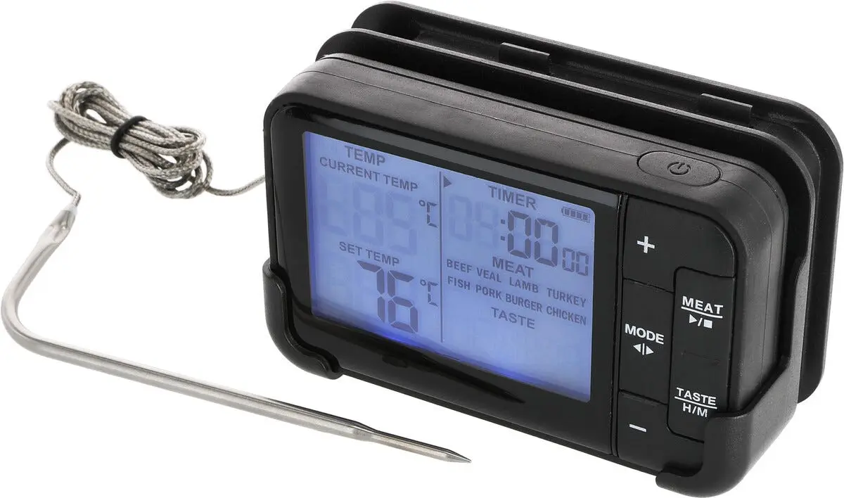 Trådløst steketermometer, digitalt med alarm