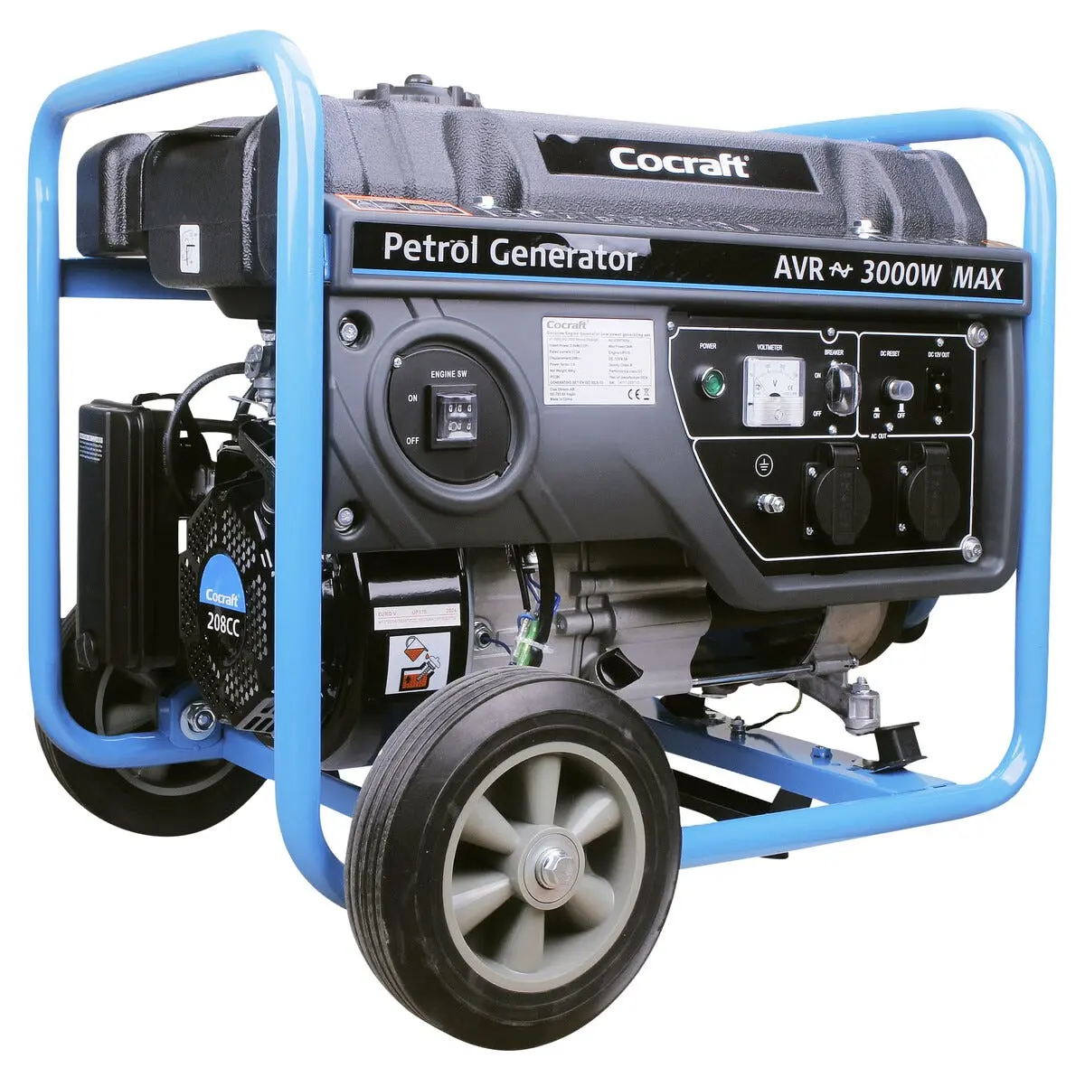 Cocraft HG3000 generator bensin 7 hk, 3000 W