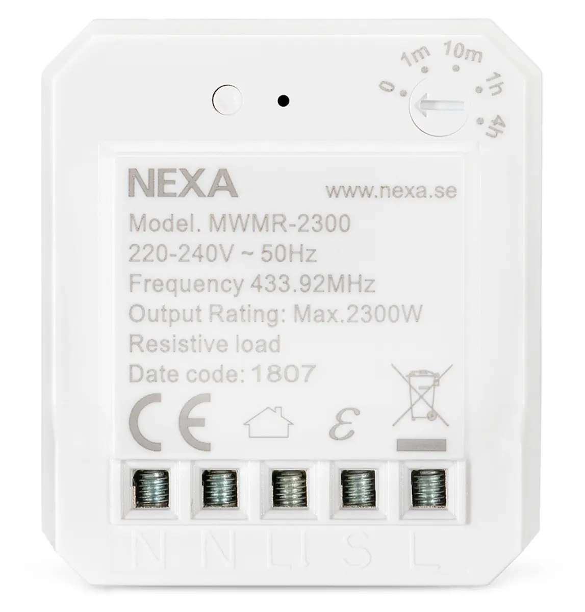 Nexa MWMR-2300 innbyggingsmottaker på/av
