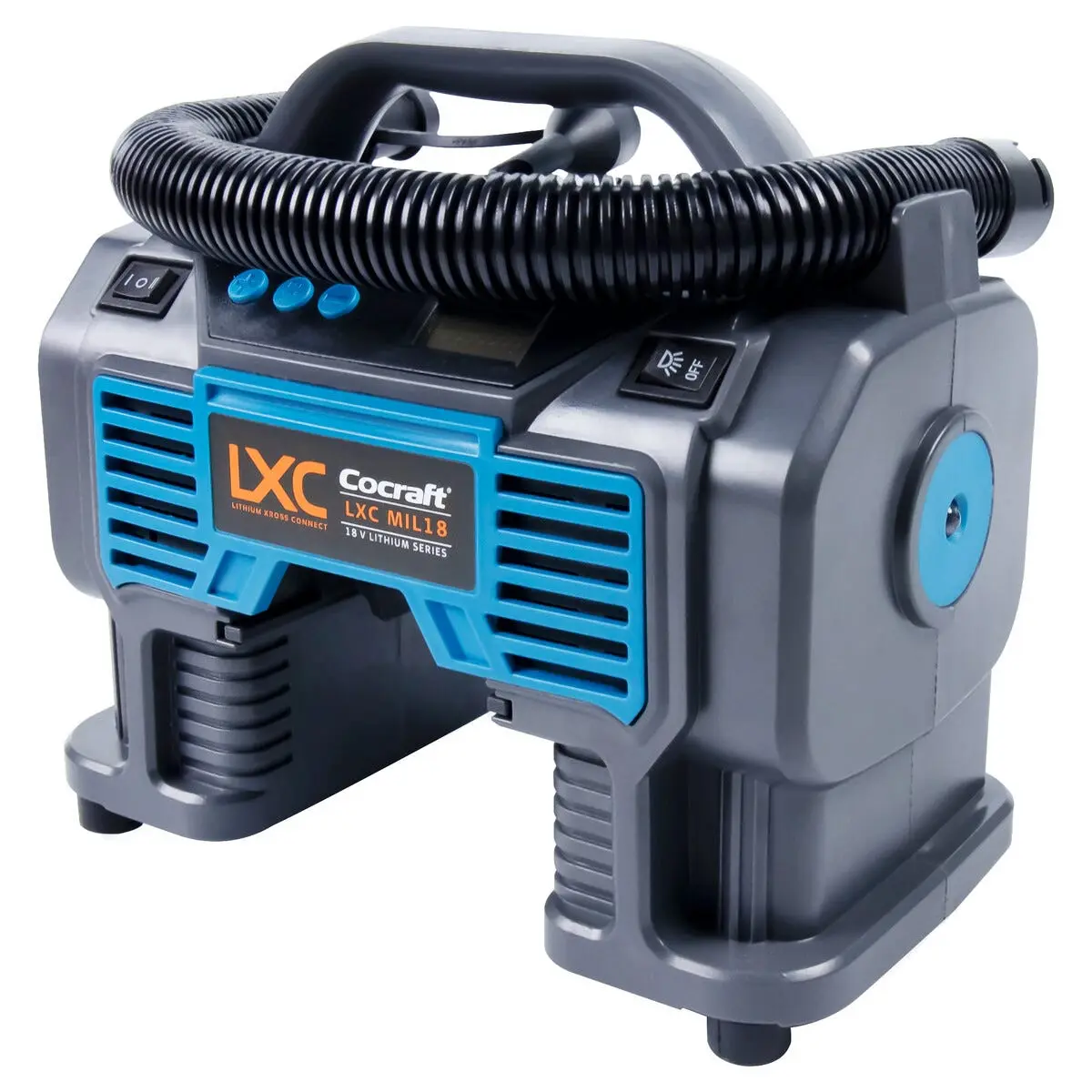 Cocraft LXC MIL18 batteridrevet multikompressor 18 V