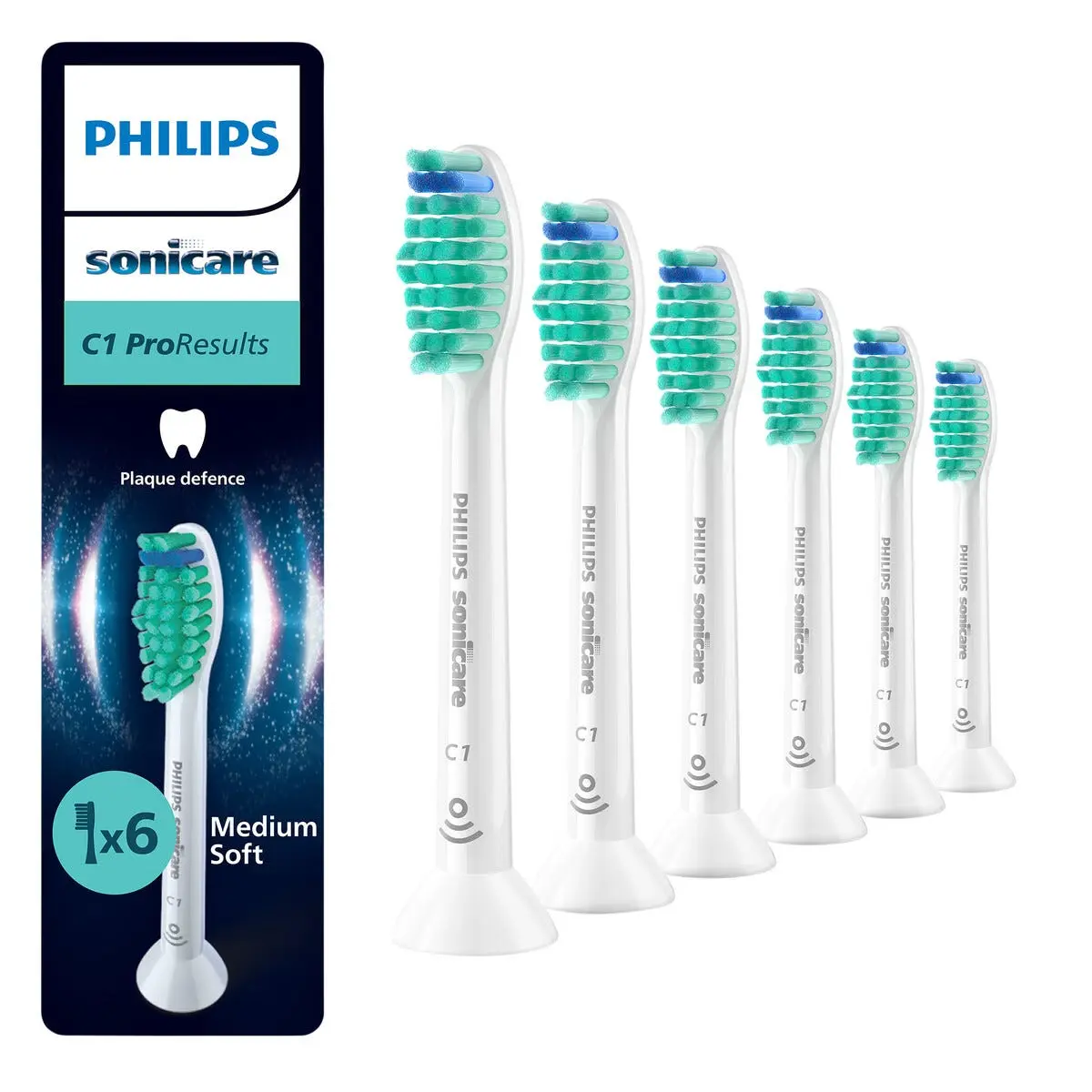 Philips Sonicare C1 ProResults-børstehode, 6-pakning