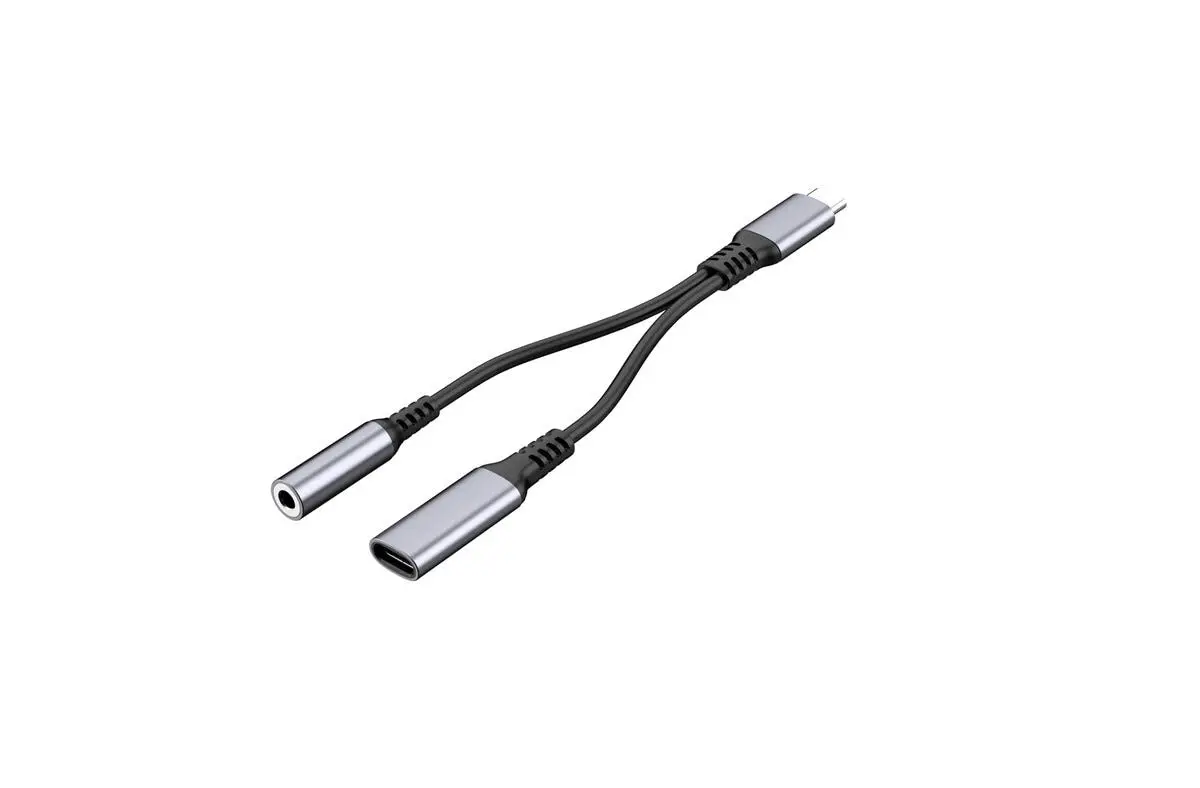 Exibel lyd- og ladeadapter USB-C 3,5 mm, 100 W