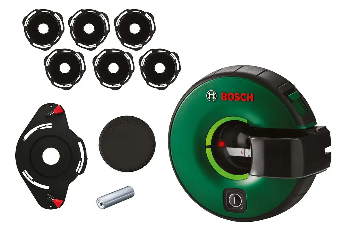 Bosch Atino-sett, linjelaser og ekstra gelputer