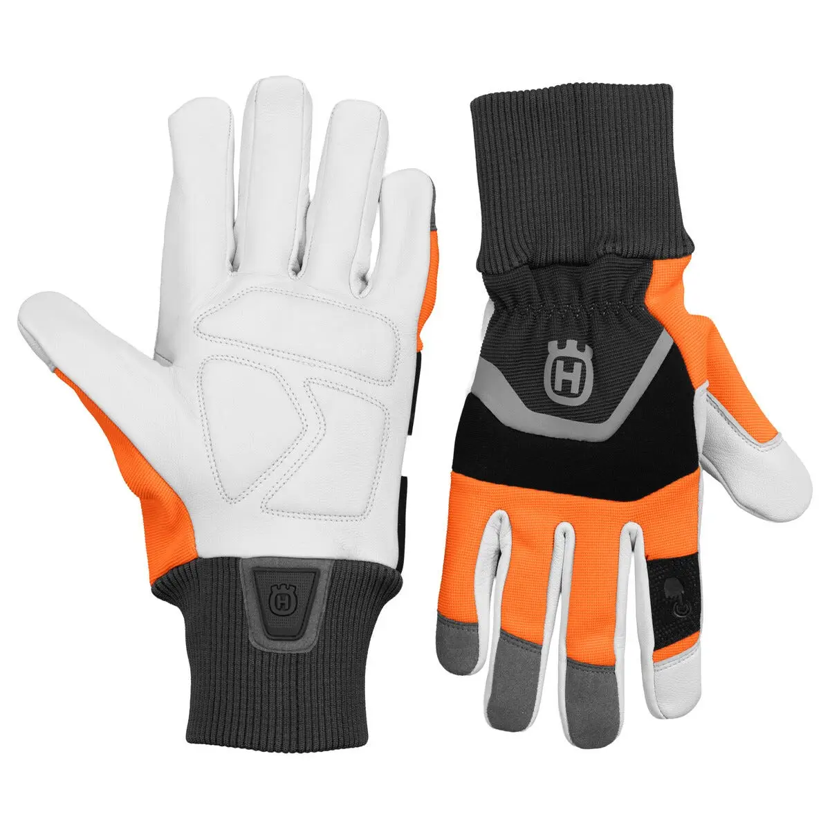 Husqvarna Functional hanske med sagbeskyttelse, skinn