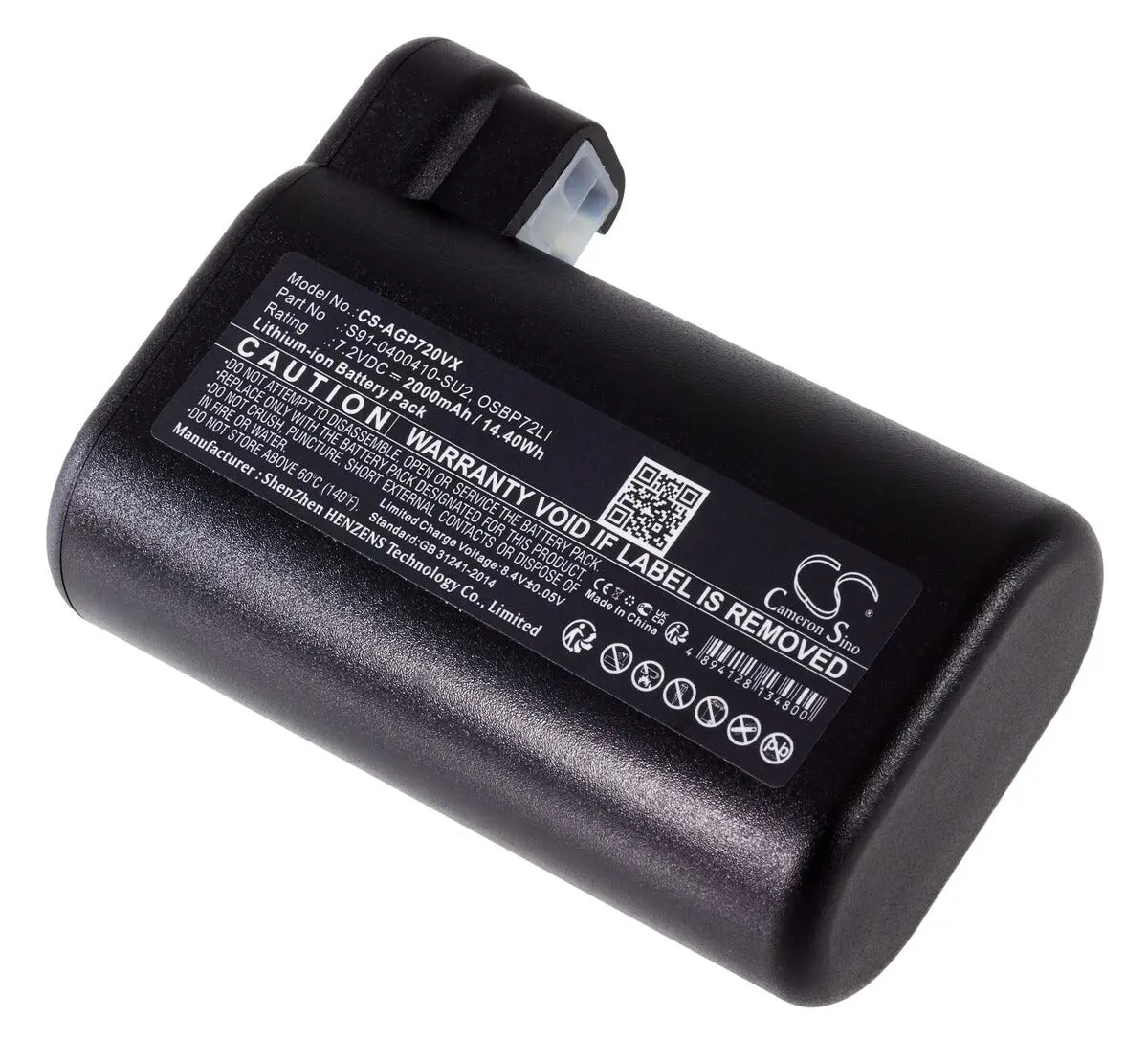 Batteri 7,2 V / 2000 mAh til Electrolux/AEG/Osiris
