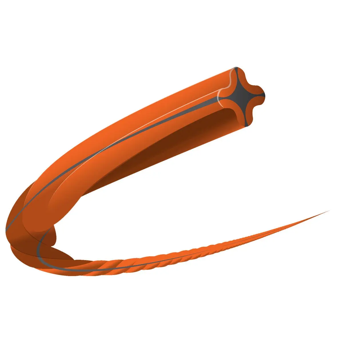 Husqvarna trimmertråd Whisper Twist, 5 tråder x 5 meter