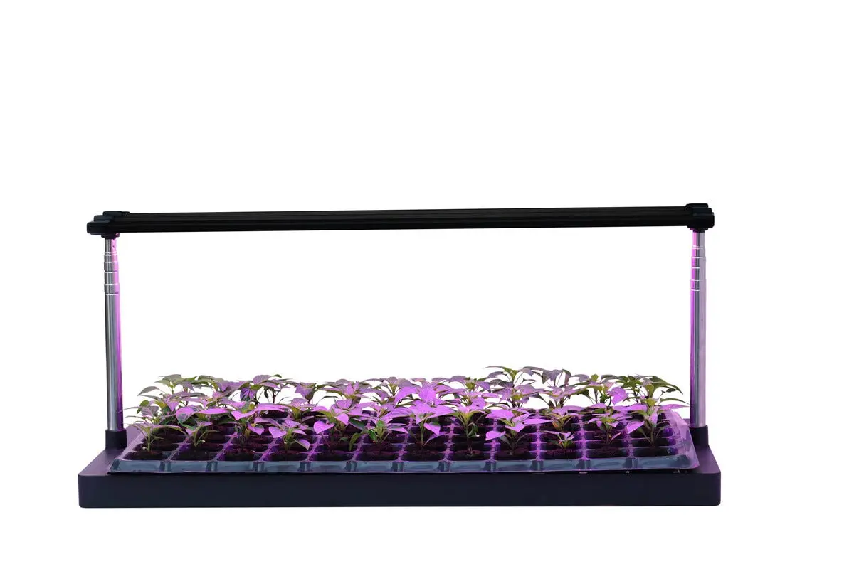Plantelys LED med justerbart stativ og dyrkebrett