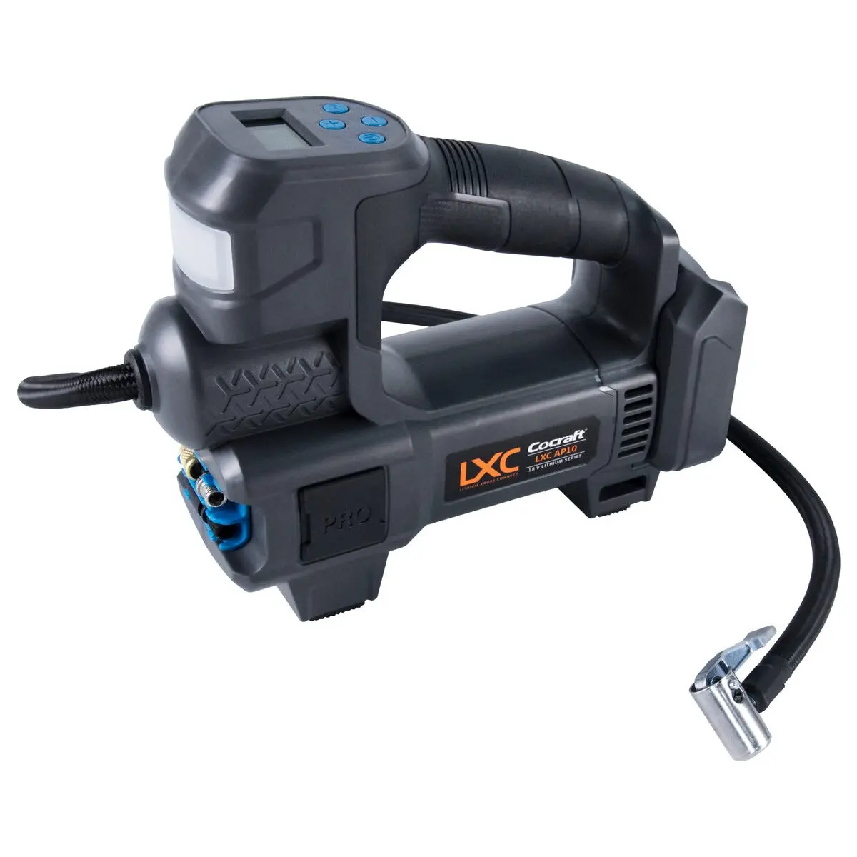 Cocraft LXC AP10 liten batteridrevet kompressor 18 V