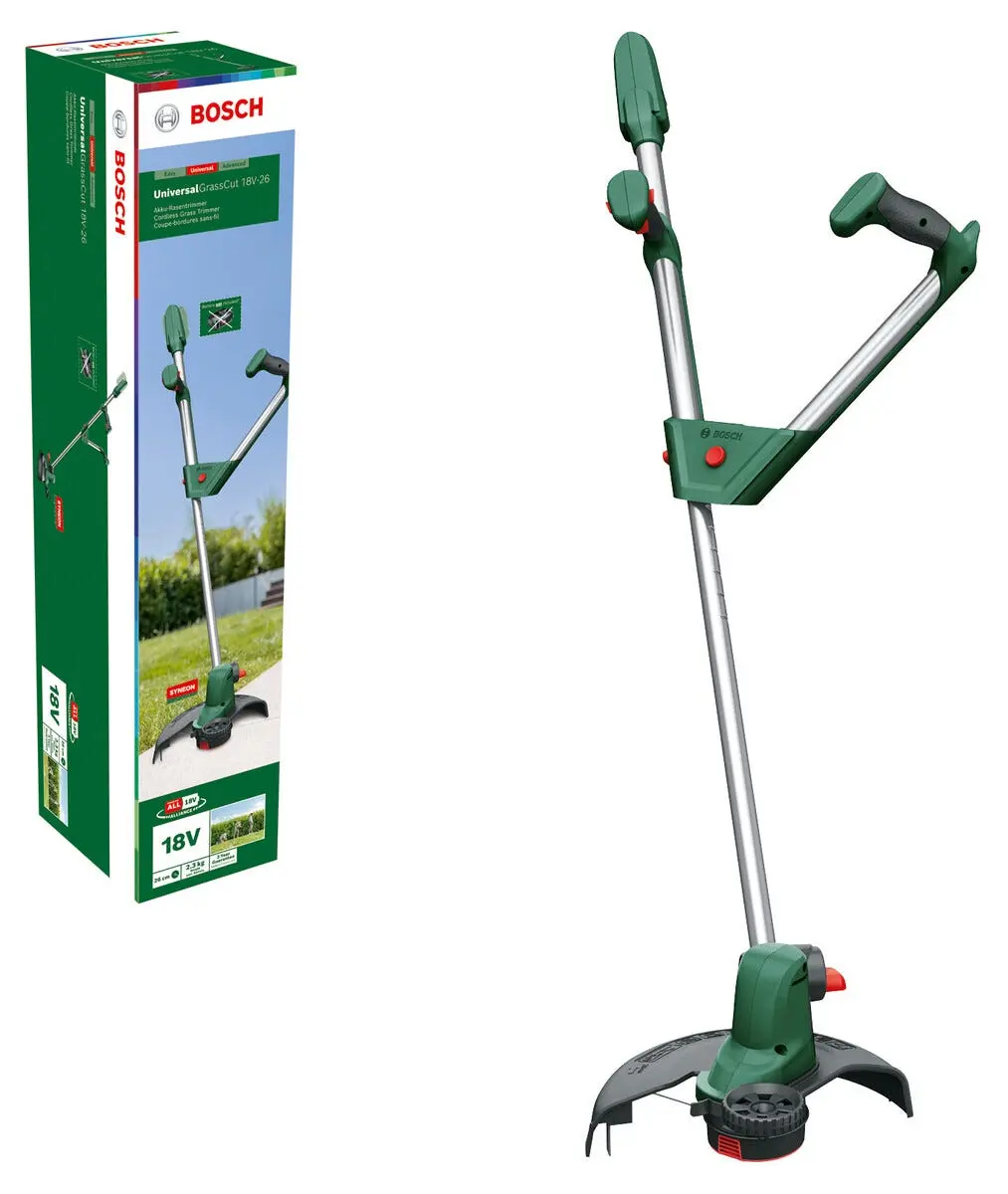 Bosch gresstrimmer UniversalGrassCut 18V-26, batteridrevet