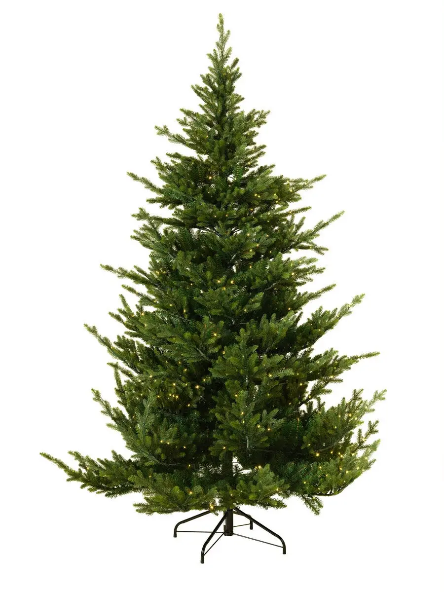 Juletre Vinterdal 210 cm, dimbar LED-belysning, timer