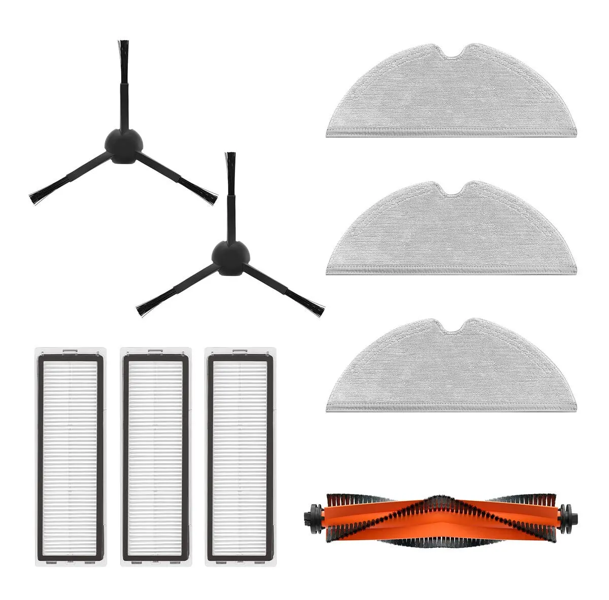 Dreame D9 Pro, D9 Max og L10 Pro Black tilbehørssett RAK3
