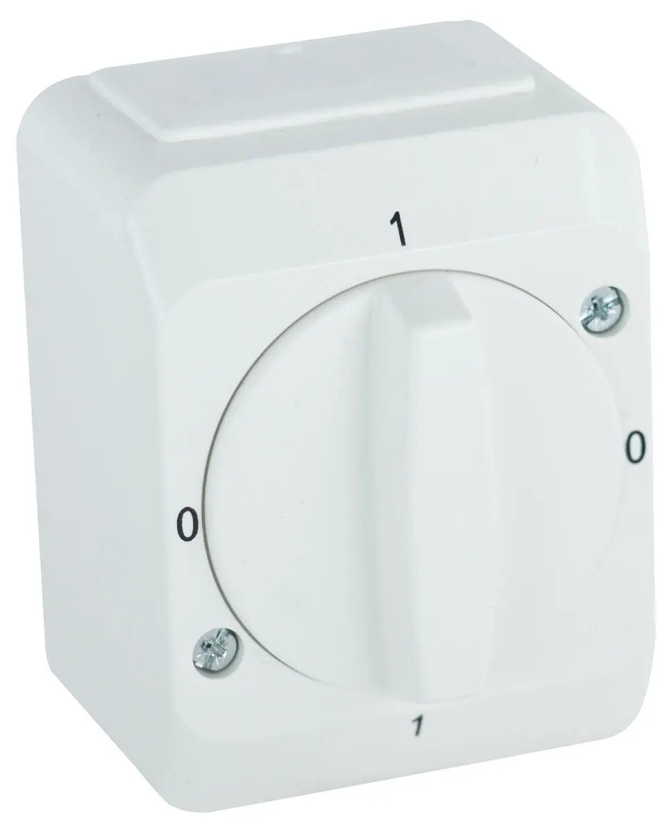 Schneider Aqua 2-polet utenpåliggende vristrømbryter